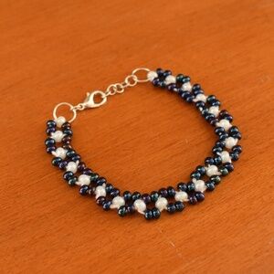 2/$20 Midnight Indigo Beaded Bracelet